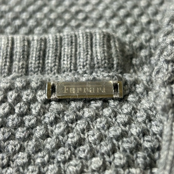 AUTHENTIC Official Ferrari BRAND NEW Gray Boys Sweater LIMITED - Picture 5 of 6
